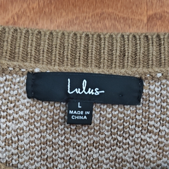 Lulu's Olive Green Plaid Bodycon Sweater/Skirt Set - Picture 3 of 7